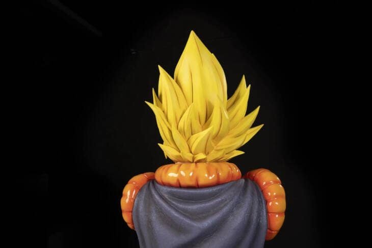 Dragon Ball KDC Gogeta SSJ Bust Life Size Resin Statue - Image 4