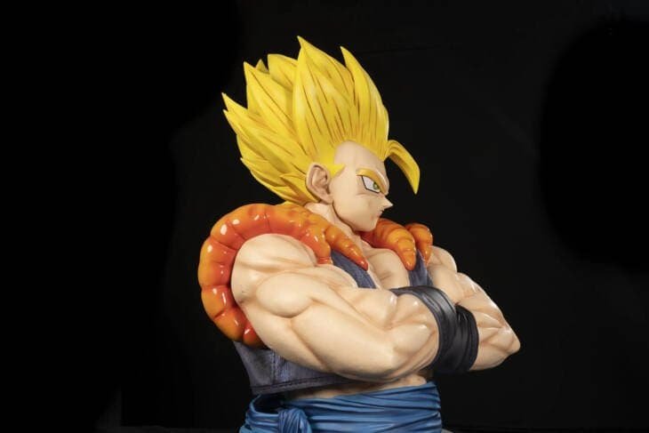 Dragon Ball KDC Gogeta SSJ Bust Life Size Resin Statue - Image 10
