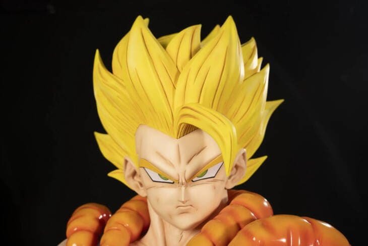 Dragon Ball KDC Gogeta SSJ Bust Life Size Resin Statue - Image 12